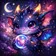 Colorful animated cat avatar with oversized eyes and playful expression for user profile